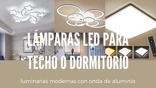 Lámparas LED para techo LUMINARIAS MODERNAS con ONDAS de aluminio perfecta para SALA o DORMITORIOS [upl. by Honey]