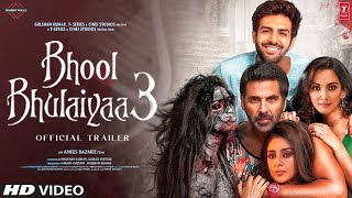 Bhool Bhulaiyaa 3  Title Track  Kartik A  Pitbull Diljit Neeraj S Tanishk Pritam  Bhushan K [upl. by Enialehs]