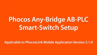 Phocos AnyBridge ABPLC SmartSwitch Setup [upl. by Ut]