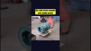 Air raid siren sounds are really scary Air Raid Siren Technology Scary Aircraft [upl. by Fleischer192]