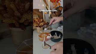 Try spooky spider cider You know to just add a bit of a sugary mess because thats what we need 🤣 [upl. by Ainadi]