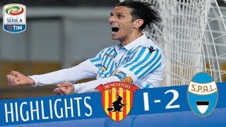 Benevento  Spal 12  Highlights  Giornata 17  Serie A TIM 201718 [upl. by Lamberto]