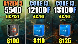 R5 5500 vs i312100F vs i313100F  Which CPU is Better Value for Money [upl. by Adlaremse284]