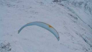 Scafell Pike winter paragliding [upl. by Leslie]