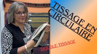 Tissage au métierDouble tissage circulaire🌷 [upl. by Colman423]