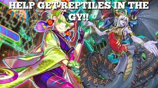 Reptiles on a Rampage New PUNK Reptile Combo GuideDeck Profile  Yugioh Master Duel [upl. by Eelyk749]