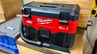 Milwaukee 088020 18Volt Cordless WetDry Vacuum Review  Compact Light amp Gets the Job Done [upl. by Barby]