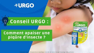 Conseil URGO  Comment apaiser une piqûre dinsecte [upl. by Dorrej]