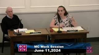 Oradell Mayor amp Council Work Session June 11 2024 [upl. by Yeclek]