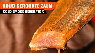 Zalm Koud Roken op de BBQ  Hoe werkt dat [upl. by Elleirbag]