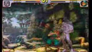 SFIII 3rd Strike  Urien Pierre vs Ibuki Aruka [upl. by Ayad]