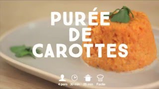 Purée de carottes simplissime  CuisineAZ [upl. by Baumann469]