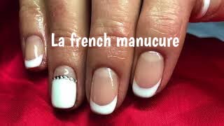 Tutoriel nail art 54  💎  La french manucure [upl. by Celka]