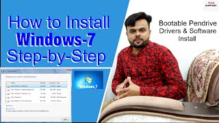 How to install Windows 7 StepbyStep  Windows 7 installation stepbyStep  Win 7 installation [upl. by Blanka]