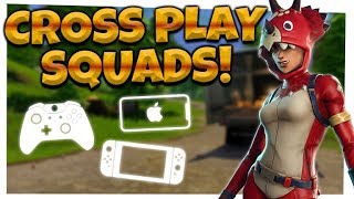 Fortnite SEASON 5 Gameplay  CROSSPLAY SQUADS  iOS Xbox Switch [upl. by Ssitnerp]