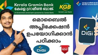 Kerala Gramin Bank mobile banking application  Digi KGB settings [upl. by Nuncia464]