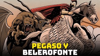 El Hombre que Deseaba ser un Dios  Belerofonte y Pegaso  Versión animada  Mitología Griega [upl. by Edette]