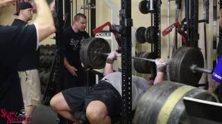 Worlds Strongest Man Brian Shaw  Training Highlights  Bench Press [upl. by Harriette]