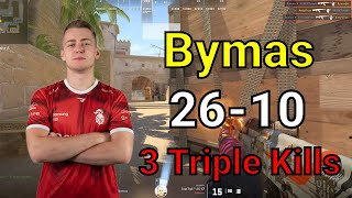 CS2 Bymas pov Faceit Mirage 2610 3 Triple Kills  Oct 15 2024  cs2 [upl. by Ahsinrats]