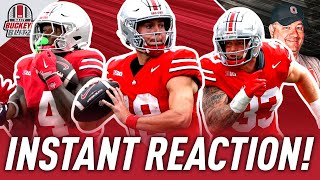 Daily Buckeye Blitz Instant Reaction Buckeyes Dominate Akron Zips [upl. by Merp]