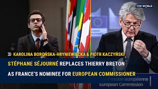 France Nominates Séjourné for EU Commissioner  Karolina BorońskaHryniewiecka amp Piotr Kaczyński [upl. by Jarin]