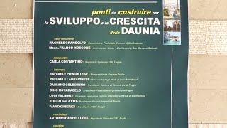 CISL PUGLIA  Convegno a Foggia Ponti da costruire per lo sviluppo e la crescita della Daunia [upl. by Nosyk]