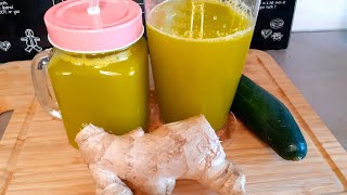 LIME  CUCUMBER GINGER AND TANGERINE JUICE FOR BLOOD PRESSURE  DETOX AND BOWEL CLEANSING [upl. by Habas404]