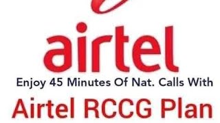 How to Activate Your Airtel RCCG free Call sim  40minutes call at Just 100 Airtel [upl. by Maury588]