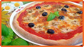 💚 CÓMO HACER PIZZA REGINA EN CASA EN HORNO 🍕 MASA básica ITALIANA a mano con TRUCOS Y SECRETOS [upl. by Warfold]