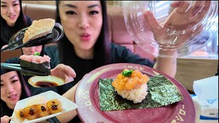 SUSHI TRAIN LATE LUNCH DOING NOTHING DAY  SASVlogs [upl. by Erlinna]