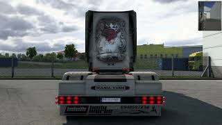 Euro Truck Simulator 2 145 Scania Sarantos FRIGO LEADER And own interior [upl. by Metabel562]