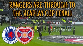 RANGERS V HEARTS MATCHDAY VLOG  RANGERS THROUGH TO THE VIAPLAY CUP FINAL 🏆 [upl. by Brebner]