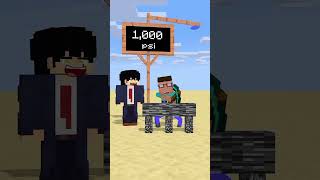 Brick the block challenge minecraft shorts animation [upl. by Elsi]