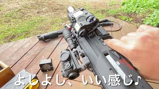 東京マルイ製 ガスブロMP7A1 外部ソース＆多弾マガジン Tokyo Marui GBB MP7A1 CO2 Mag Adapter [upl. by Katalin]