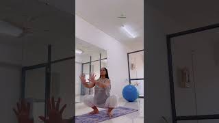 Malasana and benefits 33weekspregnant yogaurmi yogaposes shortvideo urmiyogaacademy yogaasana [upl. by Dajma954]