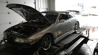 LS1 swapped 240sx S14 Dyno Pull [upl. by Luben]