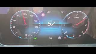 2021 MercedesBenz E200d 16 160 HP 0180 kmh Acceleration [upl. by Okiek]