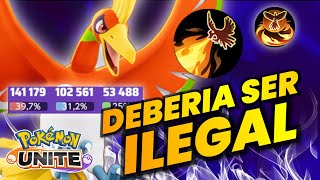 141K DMG ESTA ES LA MEJOR BUILD PARA JUGAR HOOH  Pokemon Unite [upl. by Erlinna]