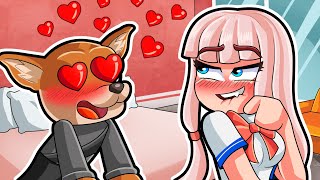 A SUS Girl Has A CRUSH On Me In Snapchat Roblox [upl. by Isolt]