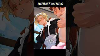 Burnt Wings🍗😂anime mha bnha myheroacademia hawks endeavor fyp ship memes edit shorts [upl. by Cooley645]