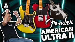 New Fender American Ultra II  Fenders Most Modern Guitars Evolved [upl. by Sig879]