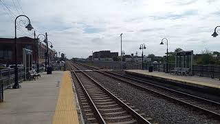 NJ Transit River Line Deadhead Train On Opposite Track at Hamilton Avenue [upl. by Sandon]