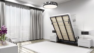 Classic double vertical wall bed by Wall Bed King [upl. by Abramo]