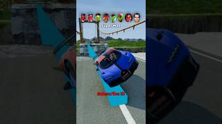 Super héros vs broken bridge  beamng beamngdrive beamngcrash superhero [upl. by Conal]