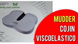 Mudder Cojín Viscoelastico con Memoria Alivio Dolor Coxis Antiescaras  UnBoxingReview Español [upl. by Rebmaed371]