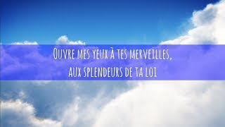 quot Ouvre mes yeux quot psaume 118  CD101 NDML Lyrics [upl. by Teyugn]