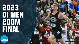 Mens 200m  2023 NCAA indoor track and field championships [upl. by Kane106]