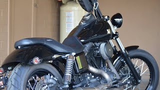 HARLEY DAVIDSON  DYNA  FXDB  STREET BOB [upl. by Navi]