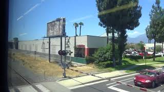 METROLINK SAN BERNARDINO LINE  The Trip Home  July 14 2018  Part 5  Cucamonga To Upland [upl. by Heather]