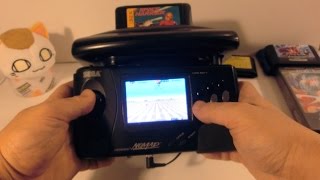 Genesis 32x running on modified Sega Nomad external pad and other features [upl. by Acsisnarf601]